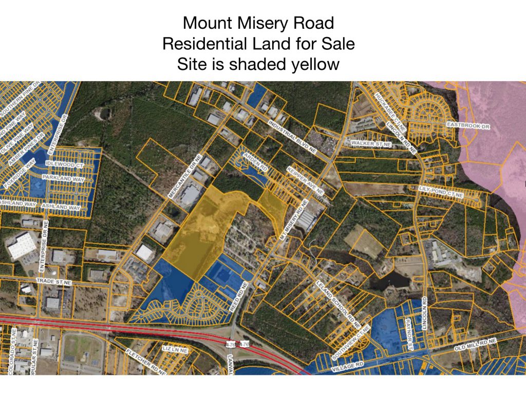 47.55 AC+/ of Residential Land For Sale in Leland, NC Eastern