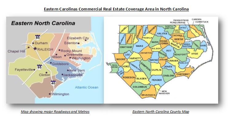 Eastern North Carolina County / City Connections – Eastern Carolinas