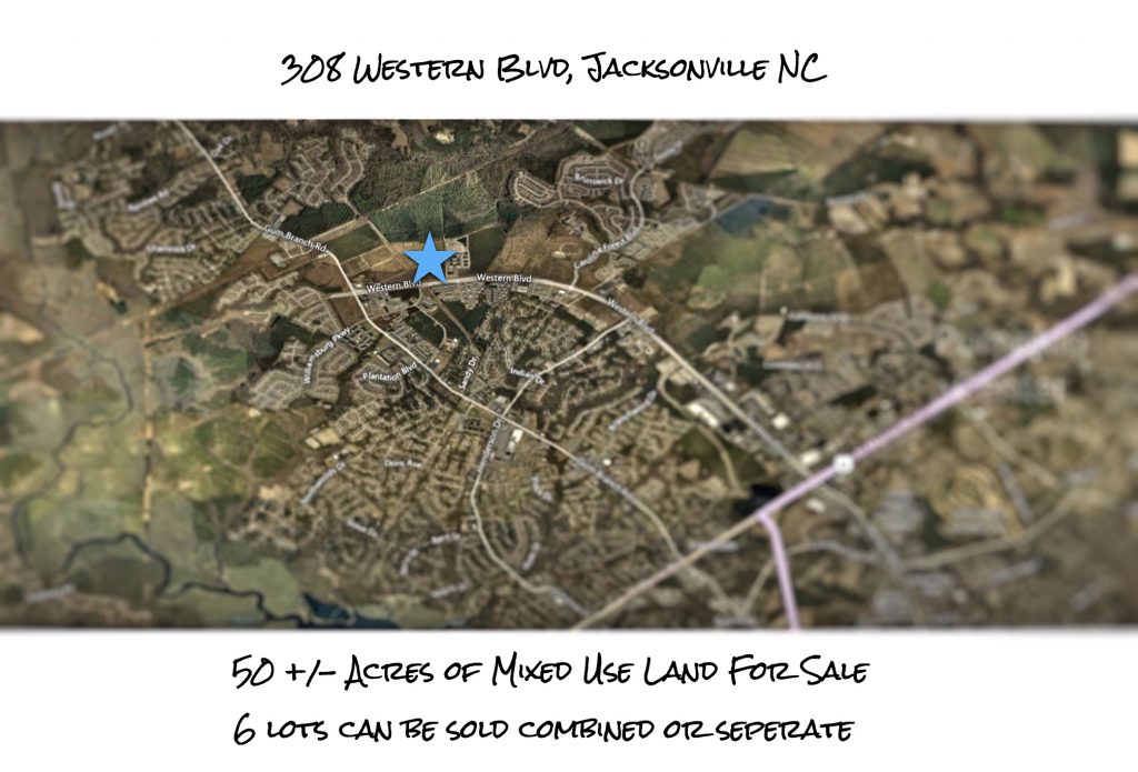 Jacksonville - 50 Acres Location Map