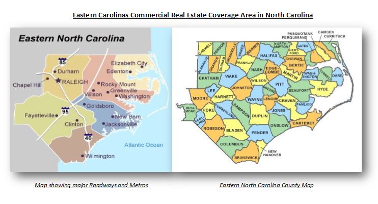 north carolina city map